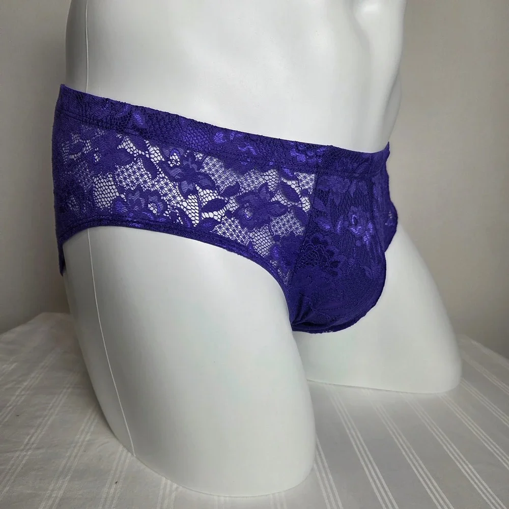 Cosabella Men's Luxury Italian Comfort Lace Micro Brief Designer Underwear